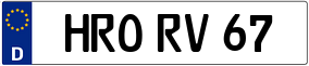 Truck License Plate